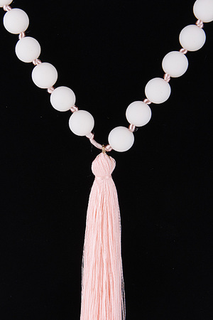 Casual Long Glow In The Dark Necklace With Long Tassel 6CBH5